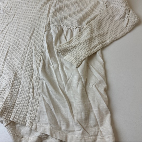 True Craft Sweater Womens Medium Ivory Textured Knit Long Sleeve Pullover Top - Picture 5 of 9